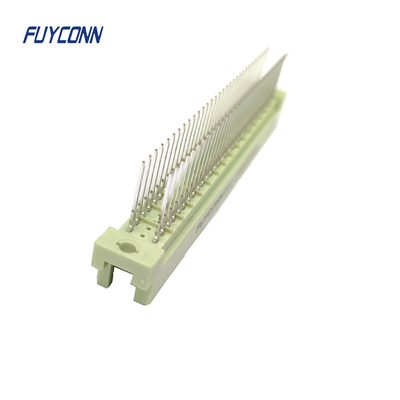 পুরুষ Solderless 2 * 32P 13mm 64pin DIN 41612 সংযোগকারী 2.54mm সংযোগকারী উত্পাদন