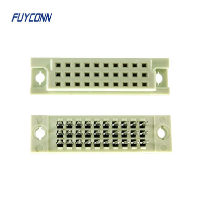 Solderless পিন মহিলা Eurocard সংযোগকারী 3 সারি 3x10pin 20pin 30pin DIN41612