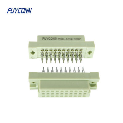 Solderless পিন মহিলা Eurocard সংযোগকারী 3 সারি 3x10pin 20pin 30pin DIN41612