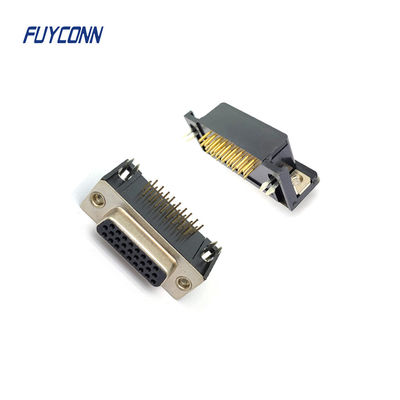 PCB উচ্চ ঘনত্ব D-SUB সংযোগকারী মহিলা, 15pin 26pin 44pin 62pin DSUB সংযোগকারী