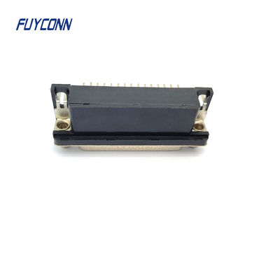 উচ্চ ঘনত্ব ডান কোণ PCB D-SUB সংযোগকারী 15 / 26 / 44 / 62 পিন মহিলা ডিবি সংযোগকারী