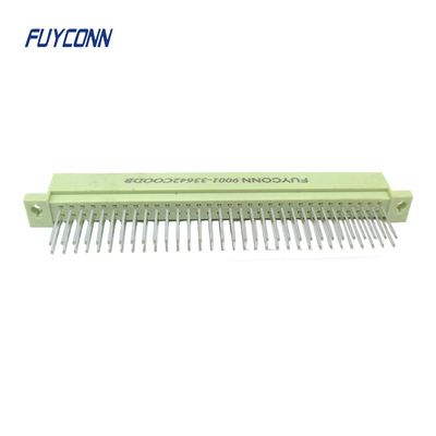 পুরুষ DIN41612 সংযোগকারী 15mm সোজা PCB 2 সারি 2 * 32pin 64pin ইউরোকার্ড সংযোগকারী