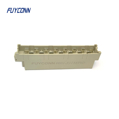 পাওয়ার DIN41612 সংযোগকারী চীন PCB R/A 7+8 15Pin 5.08mm পুরুষ সংযোগকারী