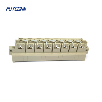 পাওয়ার DIN41612 সংযোগকারী চীন PCB R/A 7+8 15Pin 5.08mm পুরুষ সংযোগকারী