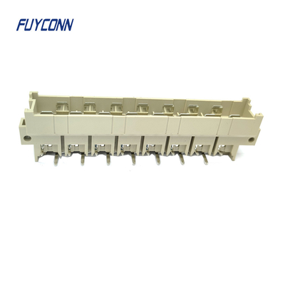 পাওয়ার DIN41612 সংযোগকারী চীন PCB R/A 7+8 15Pin 5.08mm পুরুষ সংযোগকারী