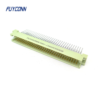 পুরুষ Solderless 2 * 32P 13mm 64pin DIN 41612 সংযোগকারী 2.54mm সংযোগকারী উত্পাদন