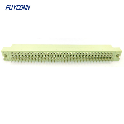 3 সারি 96 পিন সহজ প্রকার DIN41612 সংযোগকারী মহিলা PCB সোজা