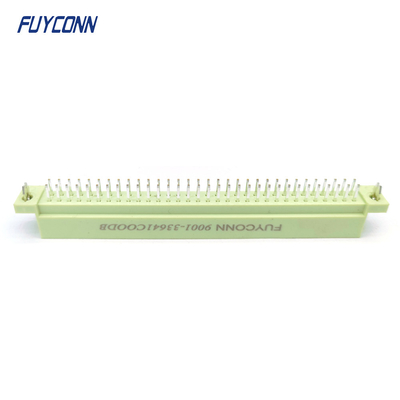 DIN41612 পুরুষ সংযোগকারী 64Pin সোজা PCB 2 সারি 2 * 32pin ইউরোকার্ড সংযোগকারী W / Harpoon