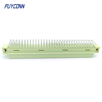 কোণযুক্ত DIN 41612 সংযোগকারী 3 সারি 96Pin PCB মহিলা 396 DIN41612 সংযোগকারী