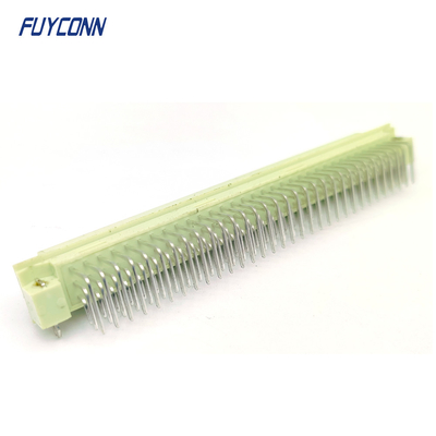 কোণযুক্ত DIN 41612 সংযোগকারী 3 সারি 96Pin PCB মহিলা 396 DIN41612 সংযোগকারী