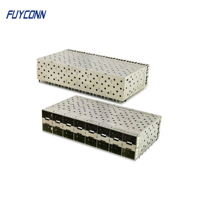 SFP+ Connector 2x8 16 Port 320 Pin Press Fit EMI Gasket