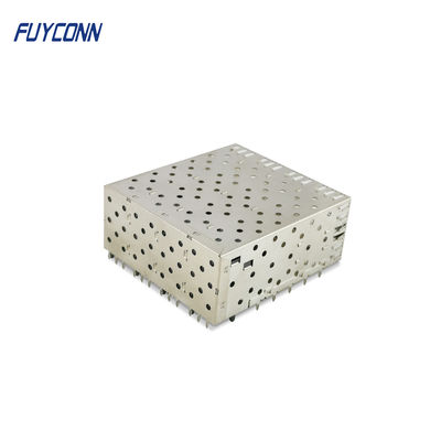 2x4 Port Female SFP Connector 160 Pin with Light Pipe