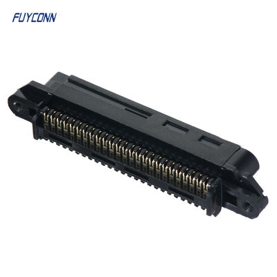 TE 229974-1 প্রতিস্থাপন সংযোগকারী, 50 / 64 পজিশন D-আকৃতির সংযোগকারী, প্লাগ, কেবল-থেকে-কেবল, কেবল মাউন্ট (মুক্ত-হ্যাংগিং), 2.16 মিমি [.085 ইঞ্চি] সেন্টারলাইন, চ্যাম্প ডকিং সংযোগকারী