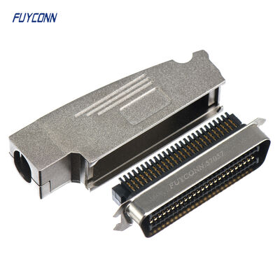 অ্যাম্ফেনল ৯৫৭ এম১০০২১১ র্যাক অ্যান্ড প্যানেল সংযোগকারী ২.১৬ এমএম পিচ ১০০ পিন আইডিসি টাইপ এডিএসএল