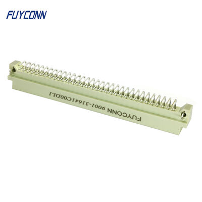 Harting P/N 09 02 364 6921 প্রতিস্থাপন করুন, DIN সিগন্যাল টাইপ B পুরুষ সোল্ডার কোণযুক্ত w. ক্লিপ 64-পোল