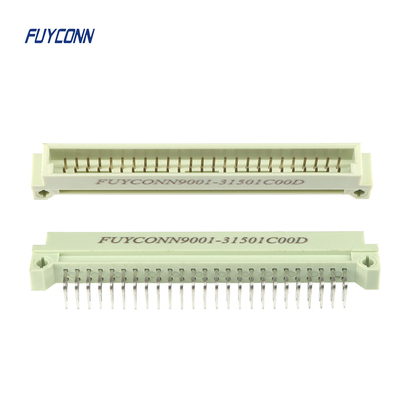 2 সারি 50 পিন পুরুষ সংযোগকারী 2.54 মিমি পিচ, PCB DIN41612 সংযোগকারী