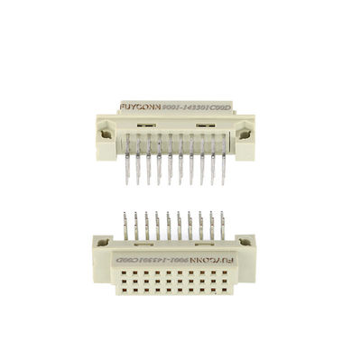 PCB সমকোণ 330S 41612 সংযোগকারী 3x10P 30 পিন মহিলা ইউরোকার্ড সংযোগকারী