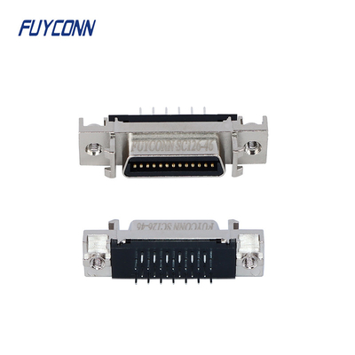 SCSI 26pin সংযোগকারী, মহিলা MDR সার্ভো সংযোগকারী W/ জিঙ্ক অ্যালয় শেল