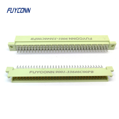 2 সারি solderless DIN41612 সংযোগকারী 64pin পুরুষ প্রেস ফিট সংযোগকারী