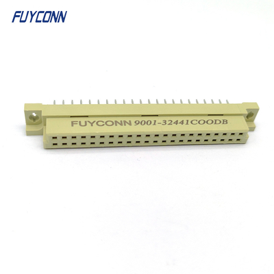9001 সিরিজ DIN41612 সংযোগকারী PCB উল্লম্ব 2 সারি মহিলা 2 * 22 পিন 44 পিন