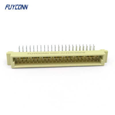 44 পিন DIN41612 সংযোগকারী PCB ডান কোণ 2 সারি পুরুষ 2 * 22 পিন 44P 9001 সিরিজ