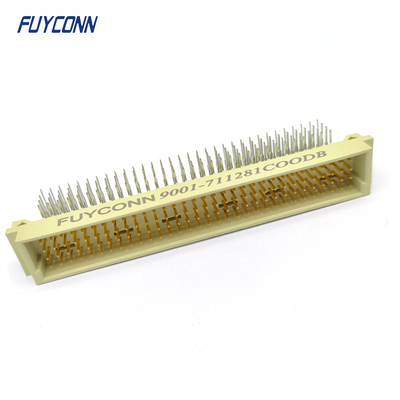 128 পিন 41612 সংযোগকারী পুরুষ PCB ডান কোণ 4 সারি 4 * 32pin128P