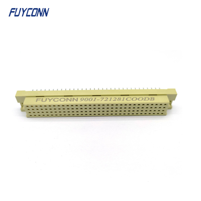 128 পিন DIN41612 সংযোগকারী PCB উল্লম্ব 4 সারি মহিলা 4 * 32 পিন 9001 সিরিজ