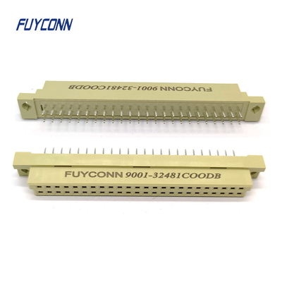 9001 DIN 41612 সংযোগকারী PCB উল্লম্ব 2 সারি 2 * 22P 48P 248 মহিলা 41612 সংযোগকারী