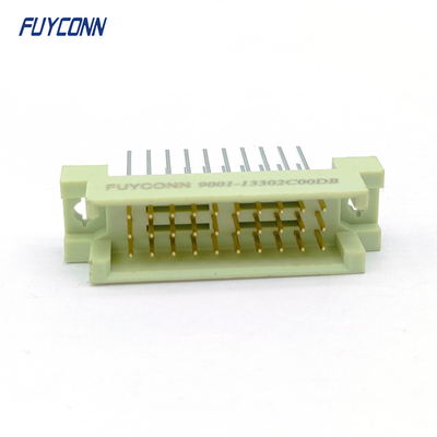 উল্লম্ব PCB 30 পিন পুরুষ DIN 41612 সংযোগকারী 13mm ইউরোকার্ড সংযোগকারী