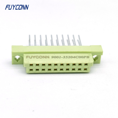 13mm DIN 41612 সংযোগকারী 2 সারি 20 পিন প্রেস পিন মহিলা DIN41612 সংযোগকারী