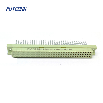 17mm DIN41612 সংযোগকারী 3Rows 96Pin মহিলা সোজা PCB 396 ইউরোকার্ড সংযোগকারী