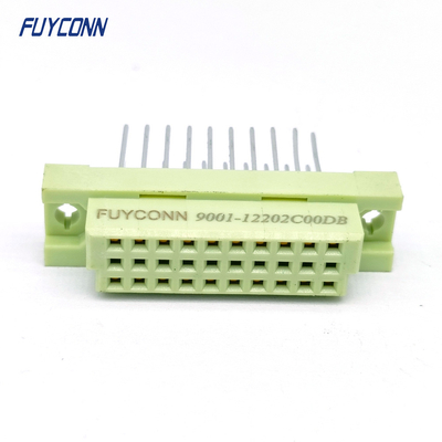 15mm 20Pin DIN 41612 সংযোগকারী 3Rows 320 সোজা PCB মহিলা DIN41612 সংযোগকারী