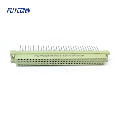 25 মিমি DIN41612 সংযোগকারী 3 সারির 64 পিন মহিলা সোজা PCB 364 DIN 41612 সংযোগকারী
