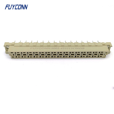 32P 5.08mm DIN41612 সংযোগকারী সোজা PCB মহিলা 2 * 16P 32Pin পাওয়ার 41612 সংযোগকারী