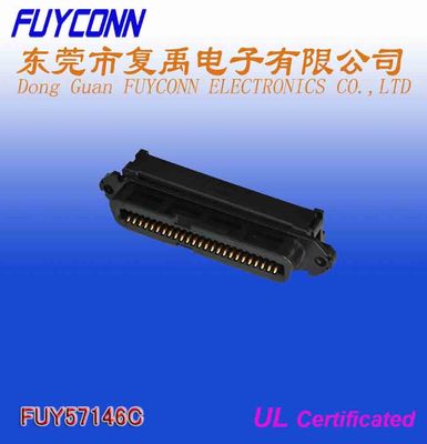TYCO 90 ডিগ্রি আরজে 21 50 পিন মহিলা কেন্দ্রিক চ্যাম্প আইডিসি সংযোগকারী তারের ক্লিপ সহ