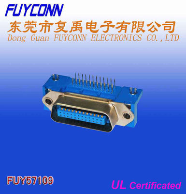 DDK 14 24 36 50 পিন কেন্দ্রিক পিসিবি ডান কোণ কোণে সংযোগকারী 2.16 মিমি পিচ