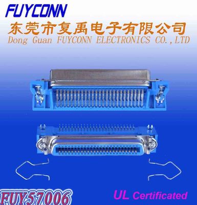 DDK Centronics PCB প্রিন্টার জন্য ডান রেস অ্যাঙ্গেল সংযোগকারী মহিলা রেসিপেকাল সকেট