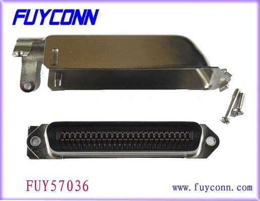 2.16mm Pitch Amphenol 50 Pin Male IDC Champ Connector With Screw Locks