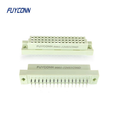 মহিলা ইউরো সংযোগকারী PCB স্ট্রেইট টার্মিনাল DIN 41612 সংযোগকারী
