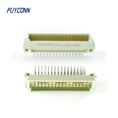 3 সারি DIN41612 সংযোগকারী 90 ডিগ্রি PCB 3*16P 48Pin পুরুষ ইউরোকার্ড সংযোগকারী
