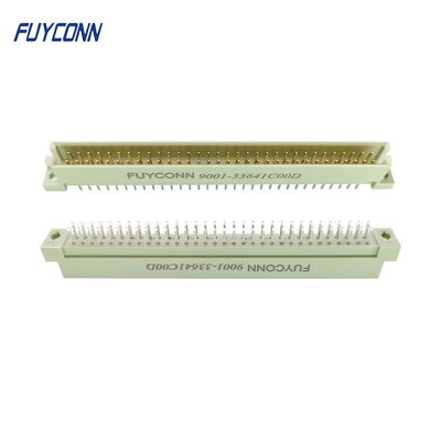 264 DIN41612 সংযোগকারী পুরুষ সোজা PCB 2*32P 64 পিন ইউরোকার্ড 41612 সংযোগকারী