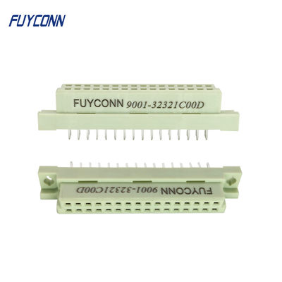 2 সারি ইউরোকার্ড সংযোগকারী 8 16 32 পিন PCB সোজা 2x16P 32 পিন মহিলা DIN 41612 সংযোগকারী