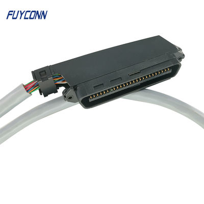 90 Degree AWG 24 / AWG 26 Cat3 Cat5 IDC Cable Assembly With IDC Connector