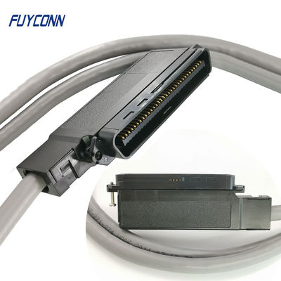 64 Pin 32 Pairs IDC Cable Assembly With IDC Connector 90 Degree Outlet Assembled