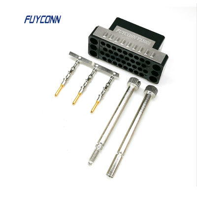 V.35 Male Crimp Housing Connector with Metal Shell For Etherlink