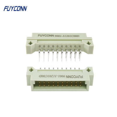 20Pin DIN 41612 সংযোগকারী 2 সারি 2x10P 220 PCB সমকোণ পুরুষ ইউরোকার্ড সংযোগকারী