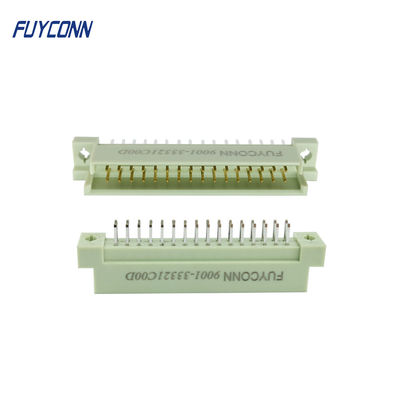 2 সারি 2*16P 32Pin পুরুষ PCB সংযোগকারী উল্লম্ব PCB Eurocard DIN41612 সংযোগকারী