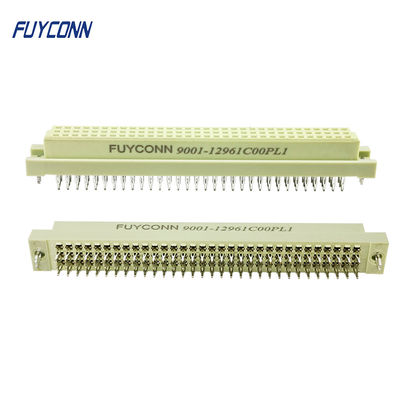 3 সারি 3*32 96 পিন মহিলা DIN41612 সংযোগকারী Solderless ইউরো সংযোগকারী w/ বোর্ড লক