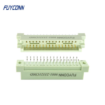 PCB Eurocard সংযোগকারী 3 সারি 32P উল্লম্ব পুরুষ DIN41612 সংযোগকারী