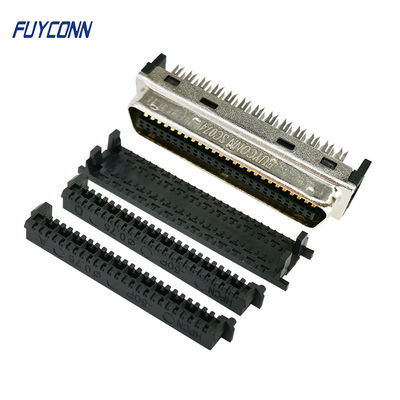 তারের MDR সংযোগকারী IDC ক্রিমিং পুরুষ 1.27 মিমি 50 পিন SCSI সংযোগকারী